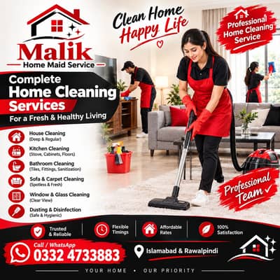 Maid Services, House Maid , Cook, Chef, Helper, Driver, Couple Maids
