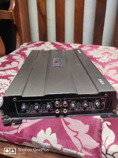 2 JBL Speakers + Seavy 12" Bass + VS9 4 Channel Amplifier Comple