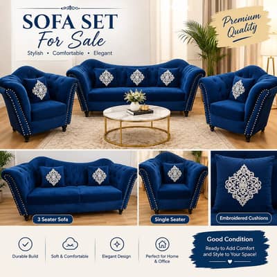 Premium drawing room sofa set (3+2+1)