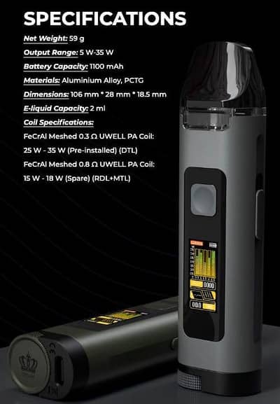Uwell Crown Pod With gift