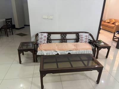 classic inter wood brand wooden Sofa set available for sale 32000/