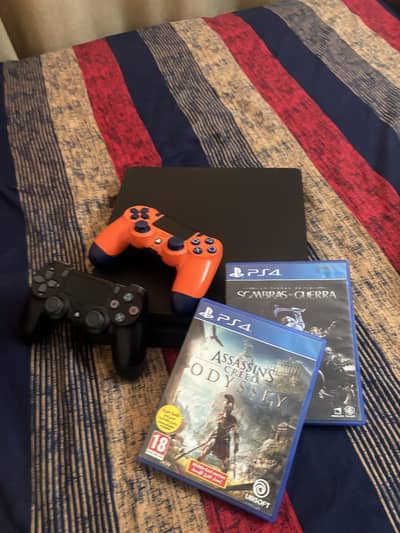 PS4 500gb with box and 2 CDs