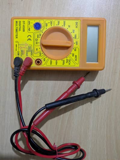 Electric Voltmeter/Multimeter with 9V battery
