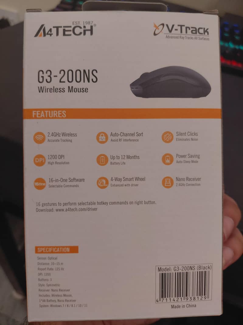 A4 Tech Wireless Mouse 1