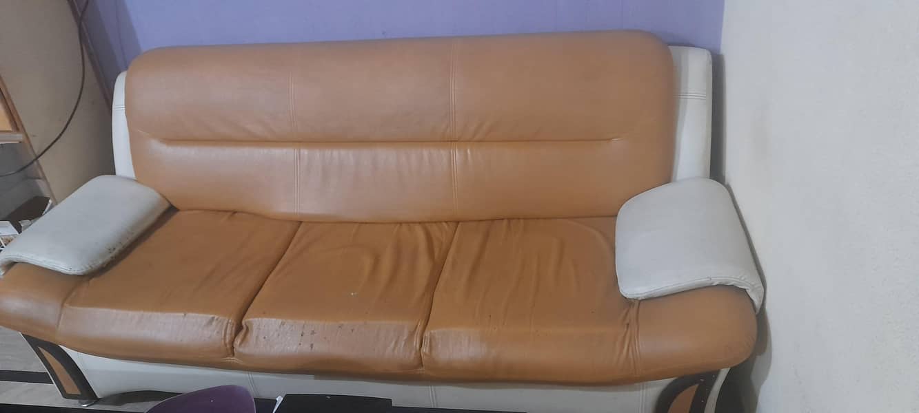 leather poshish sofas 3+2+1 0