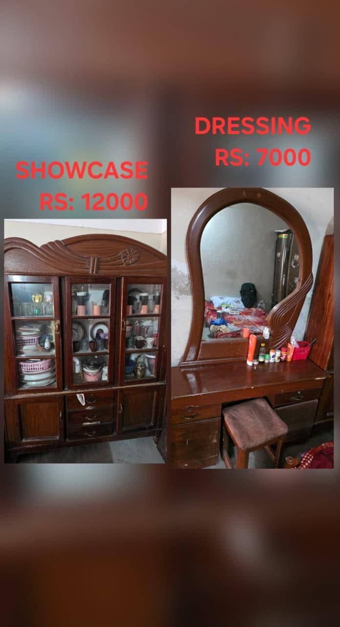 Dressing Table and Showcase 0
