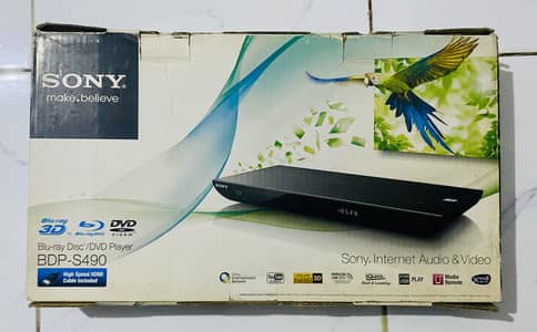 SONY Blu-ray Disc /DVD Player (BDP-S490) Oman Imported-Used Like New