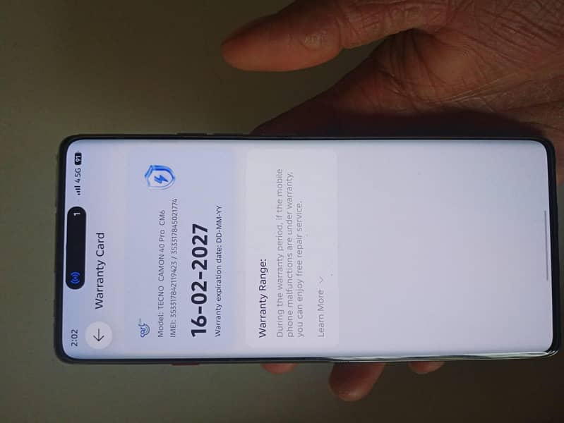 Tecno CAMON 40 Pro 7