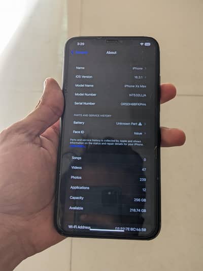 Apple iPhone XS Max 256gb