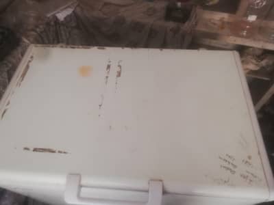 white freezer