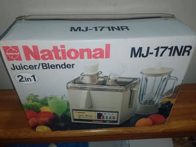 New & imported 2-in-1 National Juicer & Blender - Made in Japan