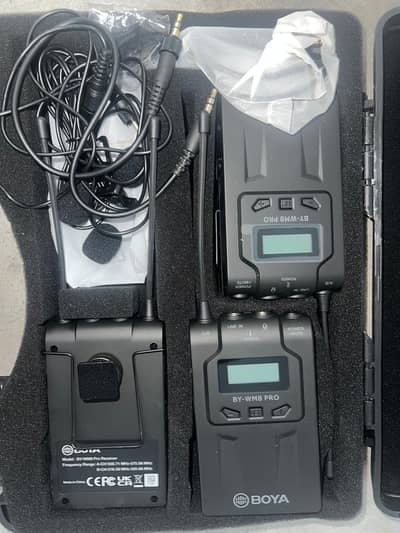 URGENT SALE of original BOYA BY-WM8 PRO-K2 UHF Dual-Channel