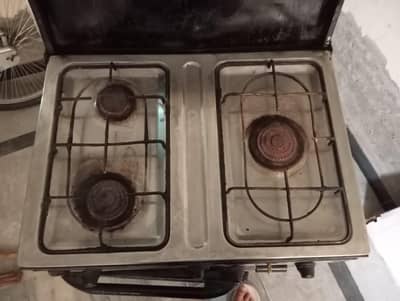 oven with 3 stove
