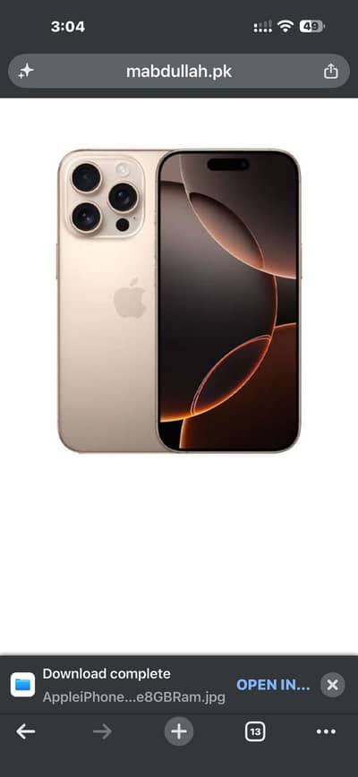 Apple iphone 16 promax