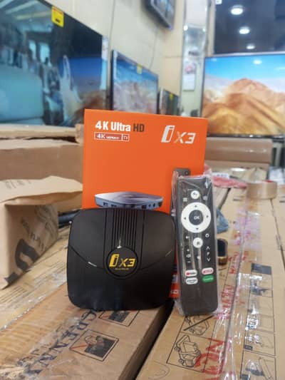 IX3 LATEST ANDROID TV BOX WITH VOICE REMOTE