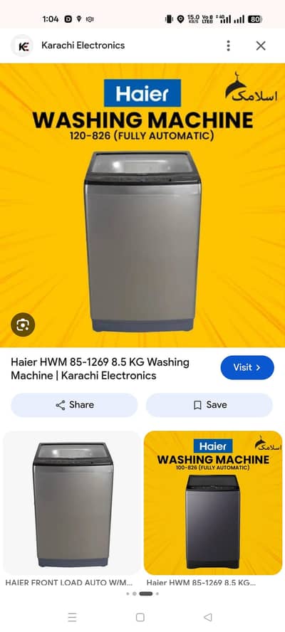 brand new auto washing machine