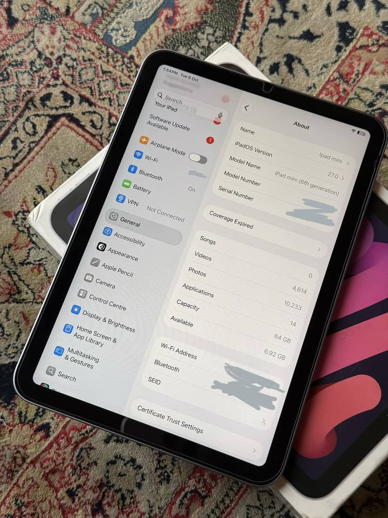 Ipad Mini 6 model 6th Generation 4