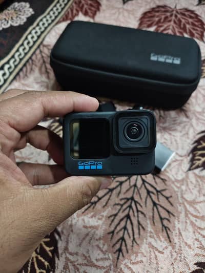 GoPro Hero 11 with Battery + Bag Case & Mount Clip