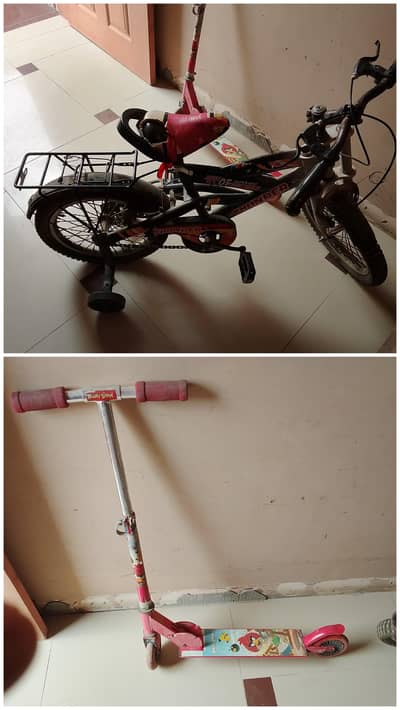 Bicycle & scootie