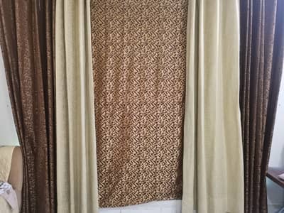 Curtains with blind