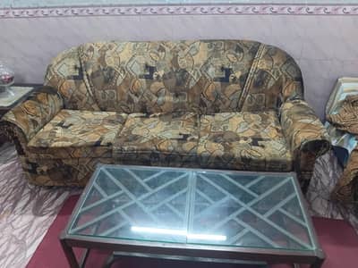 Sofa Set with wooden table