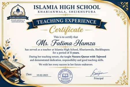 online Quran teacher and school teacher