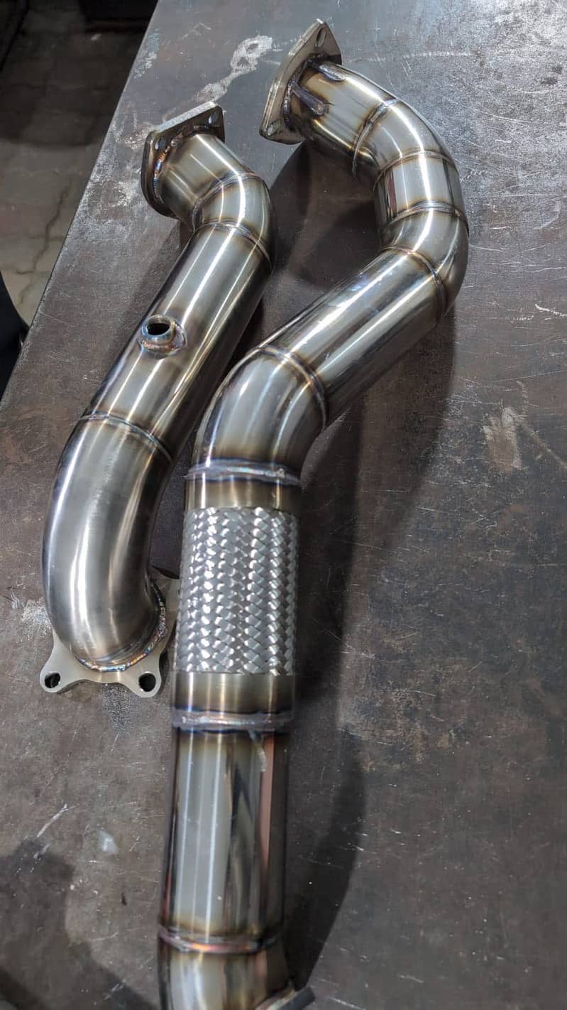 11th gen front down pipe 1