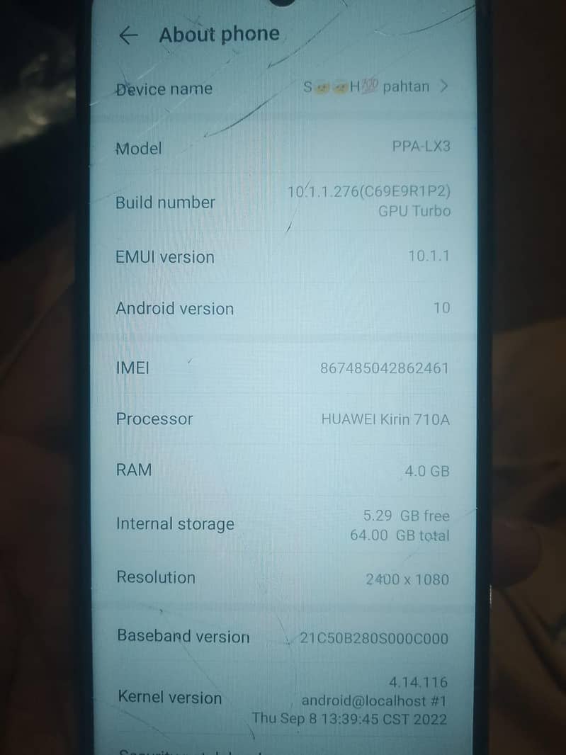 Huawei Y7a 1