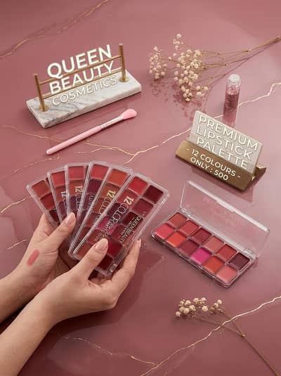 12 colors lipstick palette