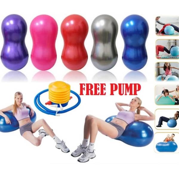Peanut Ball,Peanut Exercise Ball,Yoga Ball,Pregnancy Ball,Peanut Stability Ball,for Kids Therapy,Labor Birthing,Core Strength Training. Boys Girls Blance Training Ball