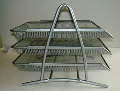 3 Tier Office Organizer Metal tray (Almot New)