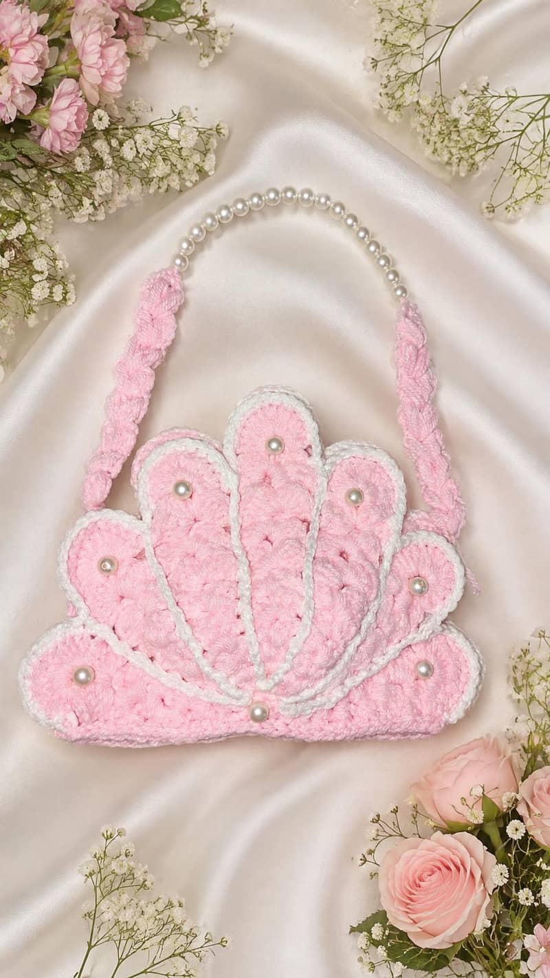 beautiful handmade shell bag 1