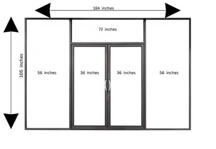 Door glass