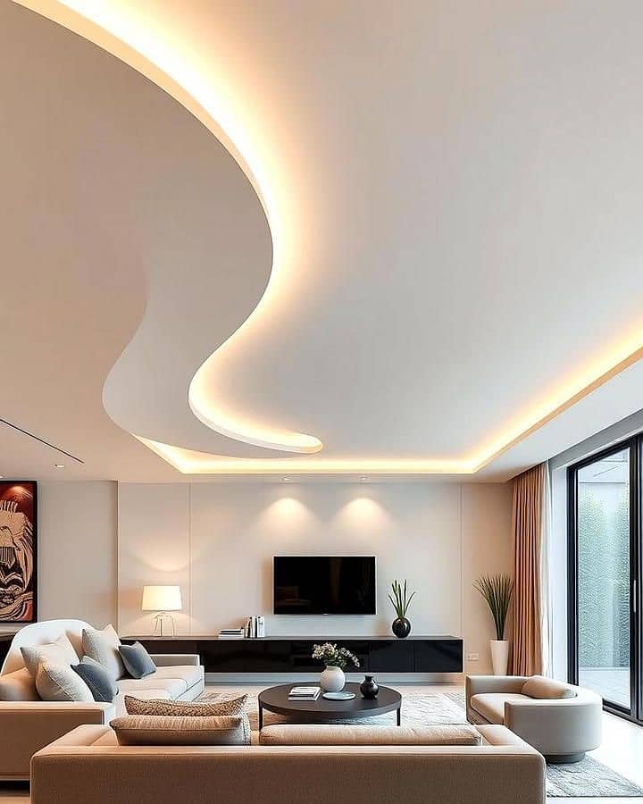 false ceiling/pop ceiling/pvc ceiling/gypsum ceiling/dumpa ceiling 12