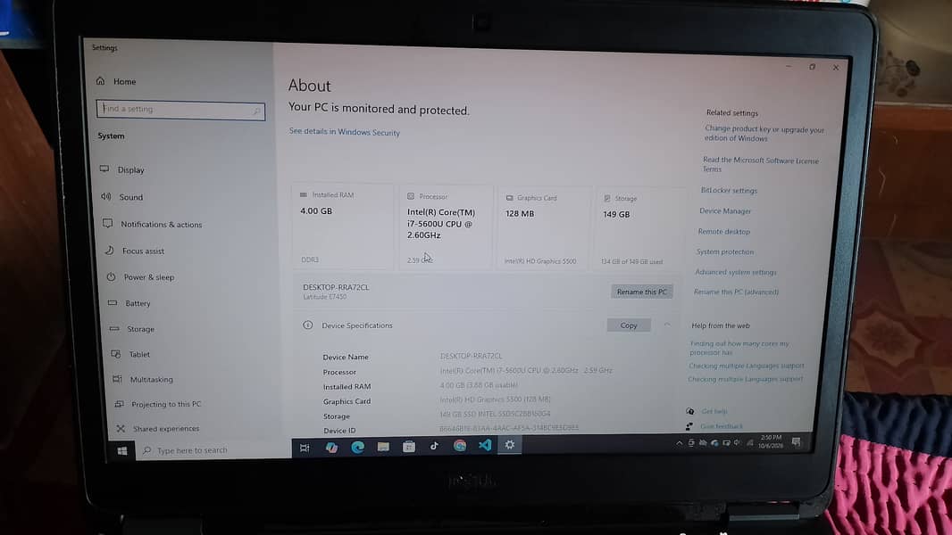 Core i7 5th generation 6