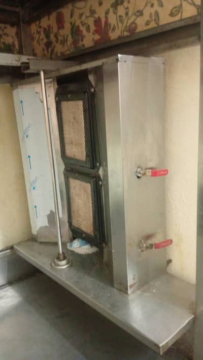 Commercial fast food counter for sale in good condition.