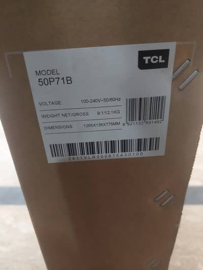 Tcl led 50inch Google tv
