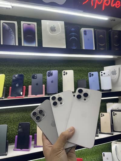 Apple iPhone 15 Pro Max 256GB || Non PTA | 100% Health and Mix healths