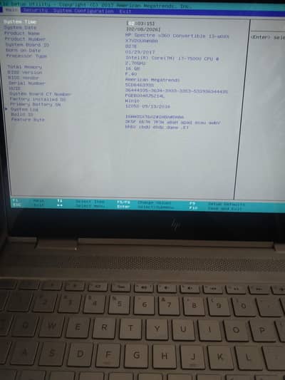 HP 1030 i7 7th generation