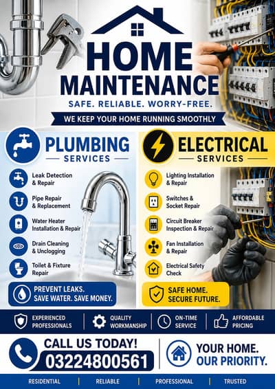 plumber, electrician, welding