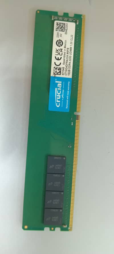 ​ Crucial 16GB DDR4 Desktop RAM (3200MHz) For Sale 