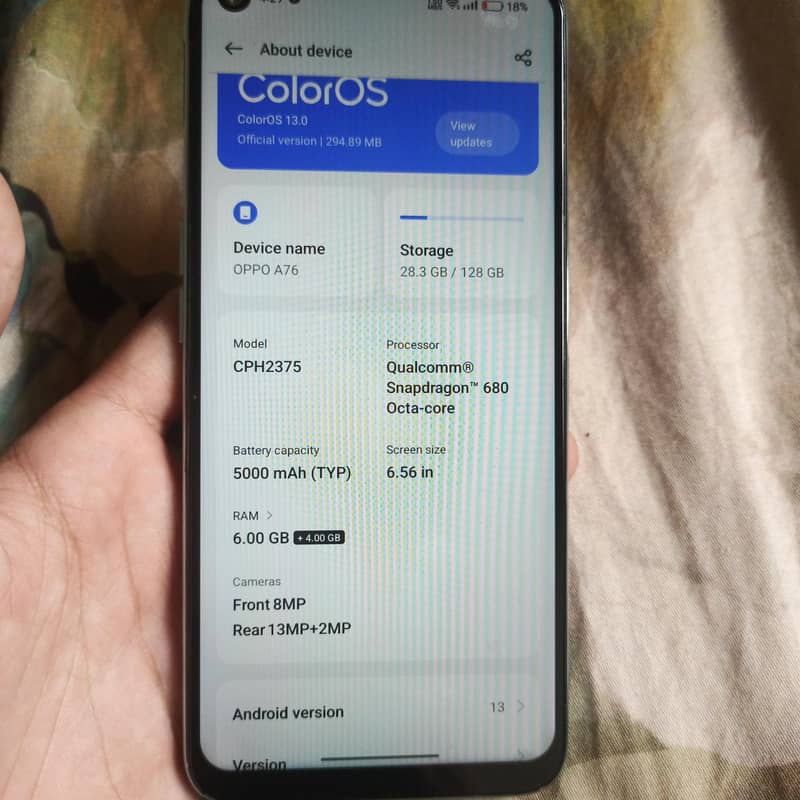 OPPO A76 8