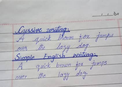 English Simple, Cursive & Urdu Assignment Writing Service Rawalpindi