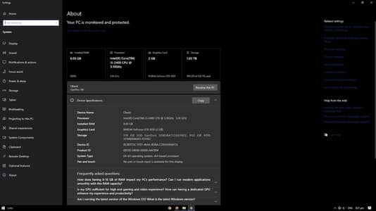 Gaming Pc + Full Setup