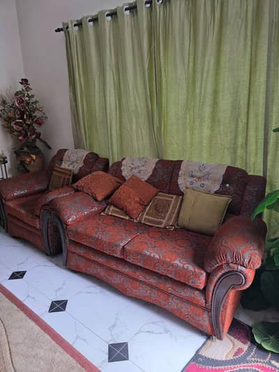 sofa for sale one 3 seater one 2 setar and one seater full set for sal