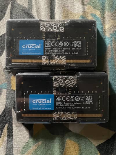 Crucial 16GB Kit (2x8GB) DDR5 4800MHz Laptop RAM SODIMM