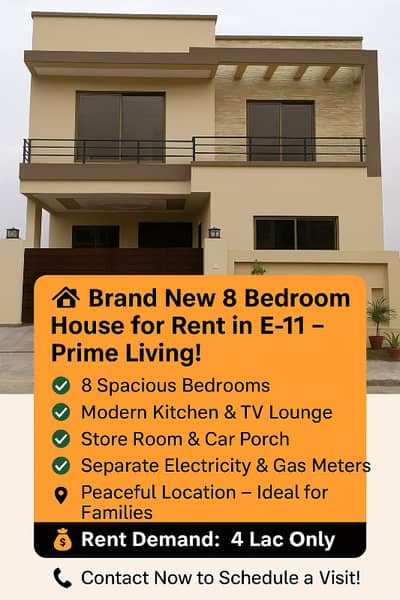 Newly constructed House available for rent
