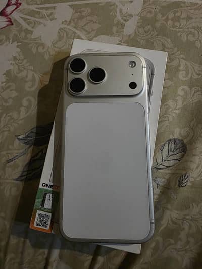 Apple iPhone 17 Pro Max 256 Silver PTA front 10/10 body 10/8 91 Health