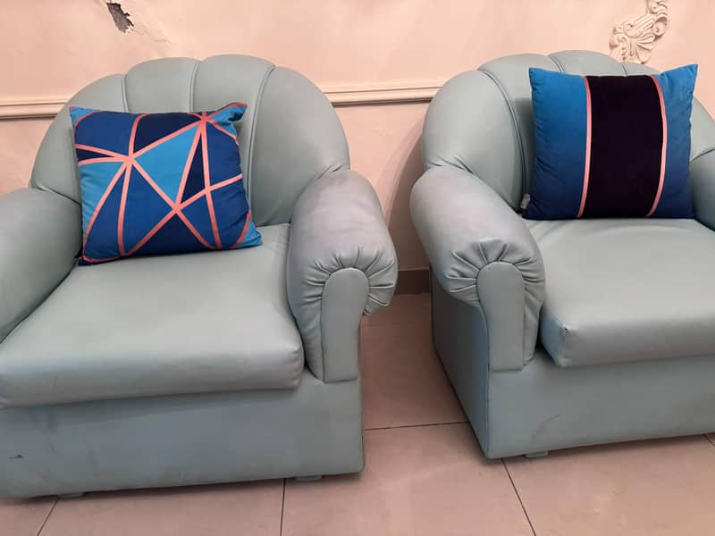 Leather Sofa Set 2