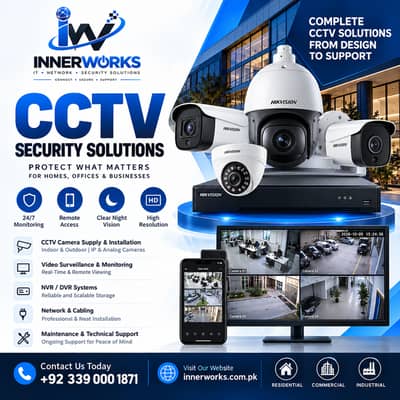 Hikvision/Dahua CCTV Cameras | NVR DVR | Installation & Complete Setup